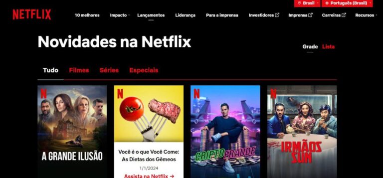 Descubra as novidades da Netflix em janeiro de 2024