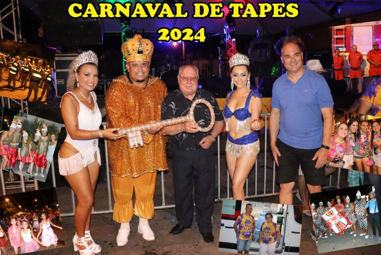 Folia e diversão no Carnaval de Rua de Tapes 2024