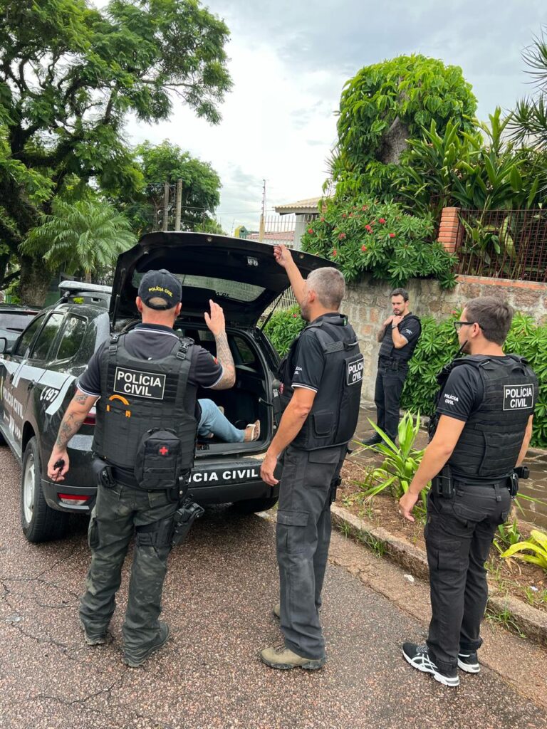 POLICIA CIVIL EFETUA PRISÃO DE HOMEM ACUSADO DE ABUSAR SEXUALMENTE DE PELO MENOS DUAS CRIAÇAS EM CERRO GRANDE DO SUL