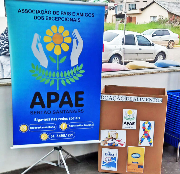 Campanha de Arrecadação de Alimentos APAE Sertão Santana