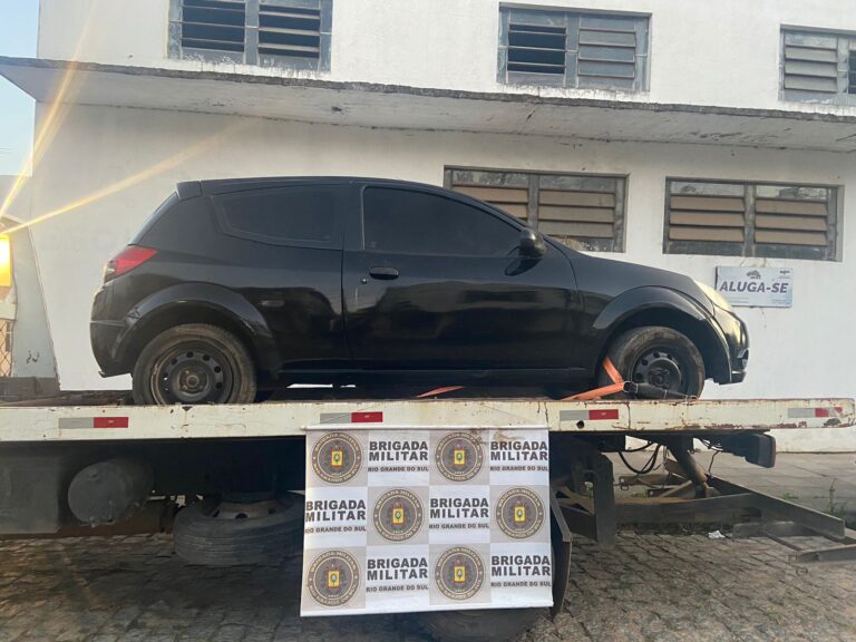 Brigada Militar prende dois homens por furto após cerco policial em Camaquã