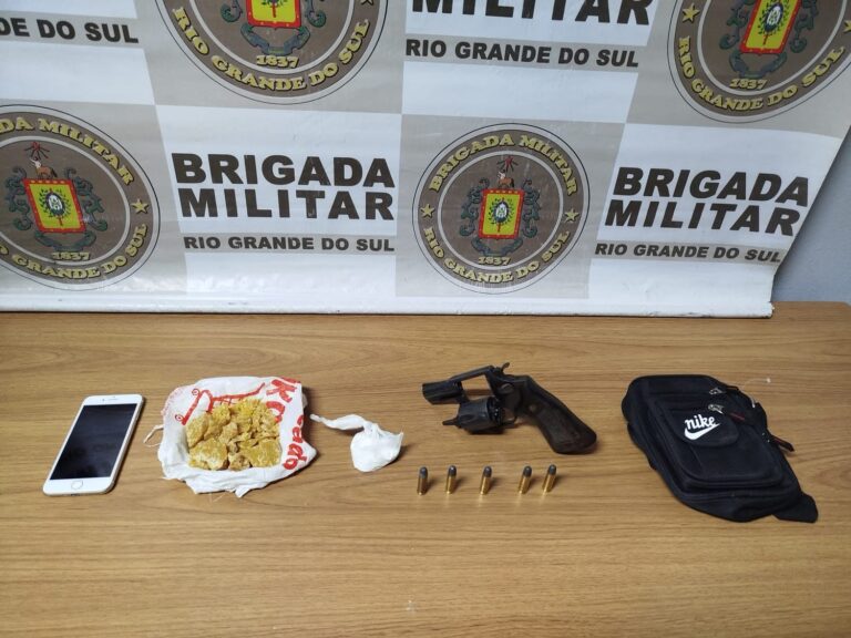 Brigada Militar prende homem por tráfico de drogas em Camaquã