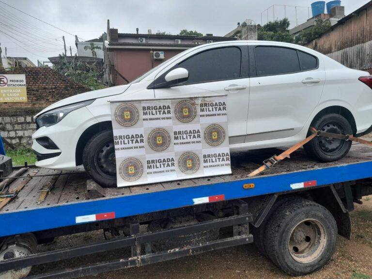 Brigada Militar prende homem com veiculo furtado em Camaquã